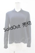 Jane Marple Dans Le Salon / Ripe cotton pullover  ネイビー H-25-07-25-1040-JM-TO-KB-ZH