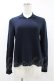 画像1: Jane Marple Dans Le Salon / Ripe cotton pullover  ネイビー H-25-07-25-1040-JM-TO-KB-ZH (1)