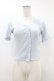 画像1: Katie / UNDER PRETTIES short sleeve cardigan  BABY BLUE H-25-07-25-1046-LO-TO-KB-ZH (1)
