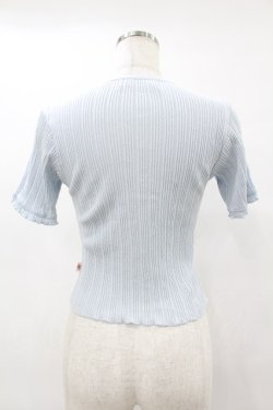 画像2: Katie / UNDER PRETTIES short sleeve cardigan  BABY BLUE H-25-07-25-1046-LO-TO-KB-ZH