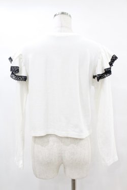 画像2: MILK / SPACE CATフリル  ホワイト H-25-07-25-1048-ML-TO-KB-ZH