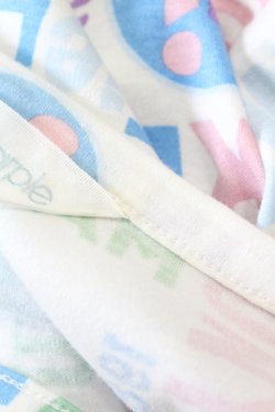 画像3: Jane Marple / ブリティッシュロゴのカットソー  パープル×サックス H-25-07-25-1050-JM-TO-KB-ZH