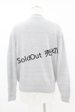 画像2: Jane Marple Dans Le Salon / Cotton-cashmere bow-ribbon turtleneck  ミックスグレー H-25-07-25-1052-JM-TO-KB-ZH