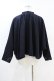 画像2: Jane Marple Dans Le Salon / Lambs wool saxony cape jacket  ネイビー H-25-07-25-1008-JM-JA-KB-ZH (2)