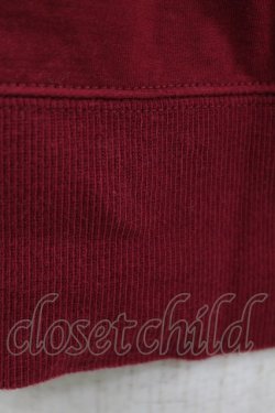 画像3: Jane Marple Dans Le Salon / Half puffy sleeve sweatshirt  ワイン H-25-07-25-1056-JM-TO-KB-ZH