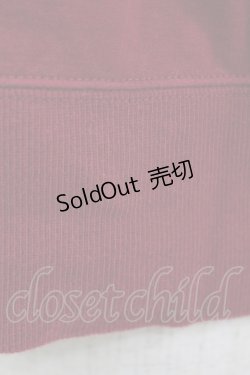 画像3: Jane Marple Dans Le Salon / Half puffy sleeve sweatshirt  ワイン H-25-07-25-1056-JM-TO-KB-ZH