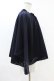 画像3: Jane Marple Dans Le Salon / Lambs wool saxony cape jacket  ネイビー H-25-07-25-1008-JM-JA-KB-ZH (3)