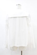 画像2: Jane Marple Dans Le Salon / レースピンタックブラウス  ホワイト H-26-01-09-026-JM-BL-KB-ZH (2)