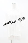 Jane Marple / レースピンタックブラウス  オフホワイト H-25-07-25-1012-JM-BL-KB-ZH