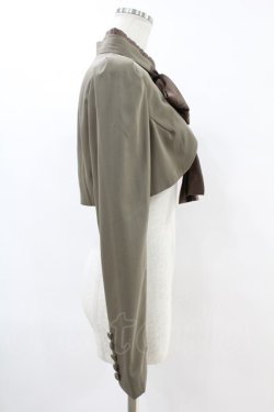 画像3: Sheglit / "Earl Grey"クラシカルボレロ  モスグリーン H-25-07-25-1013-EL-TO-KB-ZH