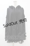 HANGRY&ANGRY / H&A VEIL FRILL DRESS PARKA  ブラック H-25-07-25-1015-HN-TO-KB-ZH