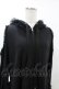 画像4: HANGRY&ANGRY / H&A VEIL FRILL DRESS PARKA  ブラック H-25-07-25-1015-HN-TO-KB-ZH (4)