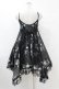 画像2: HANGRY&ANGRY / H&A PRINT & STRIPE BABY DOLL DRESS  ブラック H-25-07-25-1016-HN-OP-KB-ZH (2)