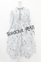 Emily Temple cute / Butterfly gardenワンピース  グレー H-25-07-25-1021-ET-OP-KB-ZH