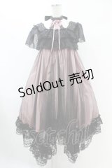 MR corset / レースアップホルタードレス  黒×ピンク H-25-07-25-1023-PU-OP-KB-ZH