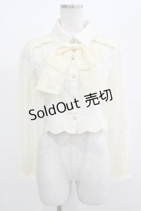 LIZ LISA / スカラップブラウス Free 生成り H-25-07-25-057-LO-BL-NS-ZH