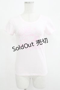 Angelic Pretty / Dream FantasyTシャツ Free ピンク H-25-07-25-074-AP-TS-NS-ZH