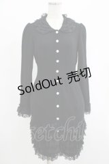 JESUS DIAMANTE / マドモアゼルニットワンピース 40 ブラック H-25-07-25-009-JE-OP-NS-ZH