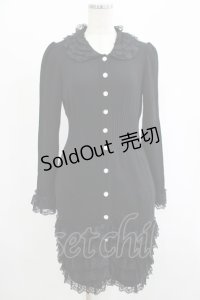 JESUS DIAMANTE / マドモアゼルニットワンピース 40 ブラック H-25-07-25-009-JE-OP-NS-ZH