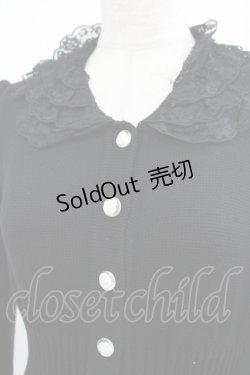 画像4: JESUS DIAMANTE / マドモアゼルニットワンピース 40 ブラック H-25-07-25-009-JE-OP-NS-ZH