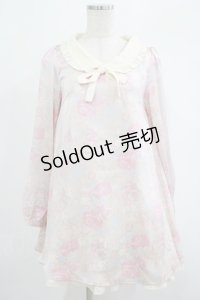 LIZ LISA / 花柄ワンピース Free ピンク H-25-07-25-018-LO-OP-NS-ZH