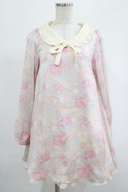 画像1: LIZ LISA / 花柄ワンピース Free ピンク H-25-07-25-018-LO-OP-NS-ZH