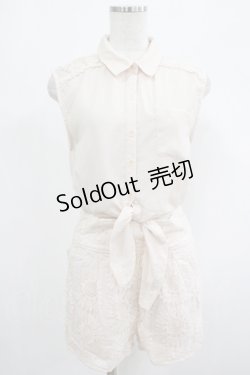 画像1: LIZ LISA / ノースリーブコンビネゾン Free ピンク H-25-07-25-023-LO-OP-NS-ZH