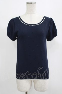 画像1: LODISPOTTO / リボンニット M ネイビー H-25-07-26-029-LO-TO-NS-ZH