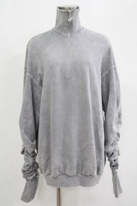Melt the lady / ZIPスウェット Free グレー H-25-07-26-031-PU-TO-NS-ZT013
