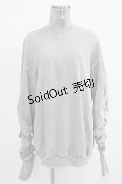 画像1: Melt the lady / ZIPスウェット Free グレー H-25-07-26-031-PU-TO-NS-ZH