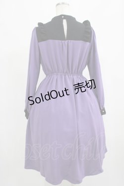 画像3: axes femme POETIQUE / レースクロスシスターワンピース M ブラック/パープル H-25-07-26-004-AX-OP-NS-ZH