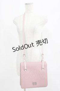 Maison de FLEUR Petite Robe canone / エマと出掛けるスクエアリュック  ピンク H-25-07-26-041-EL-BG-NS-ZH