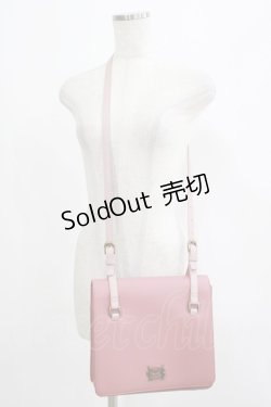 画像1: Maison de FLEUR Petite Robe canone / エマと出掛けるスクエアリュック  ピンク H-25-07-26-041-EL-BG-NS-ZH
