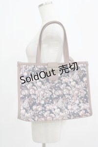 Maison de FLEUR Petite Robe canone / 画集詰め込むゴブラントートバッグ  ブラック H-25-07-26-042-EL-BG-NS-ZH