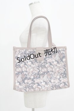 画像1: Maison de FLEUR Petite Robe canone / 画集詰め込むゴブラントートバッグ  ブラック H-25-07-26-042-EL-BG-NS-ZH