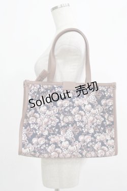 画像2: Maison de FLEUR Petite Robe canone / 画集詰め込むゴブラントートバッグ  ブラック H-25-07-26-042-EL-BG-NS-ZH