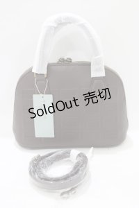 Maison de FLEUR Petite Robe canone / パキッと割れないエンボスバッグ  ブラウン H-25-07-26-043-EL-BG-NS-ZH
