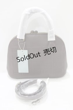 画像1: Maison de FLEUR Petite Robe canone / パキッと割れないエンボスバッグ  ブラウン H-25-07-26-043-EL-BG-NS-ZH