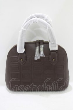 画像3: Maison de FLEUR Petite Robe canone / パキッと割れないエンボスバッグ  ブラウン H-25-07-26-043-EL-BG-NS-ZH