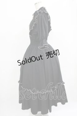 画像2: m petit by misako / NINA'SコラボAMハイショクメローワンピース M ブラック/ピンク H-25-07-26-005-LO-OP-NS-ZH