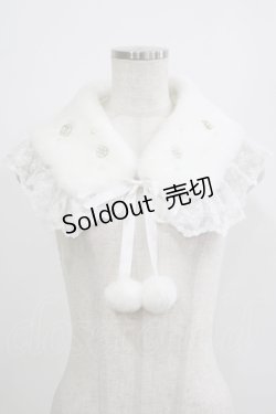 画像1: Lovely Tency / 眞白ありすコラボ/ビジューファーティペット  オフ H-25-07-26-047-GO-ZA-NS-ZH