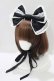 画像1: Angelic Pretty / リボンヘッドドレス  ブラック H-25-07-26-053-AP-AC-NS-ZH (1)