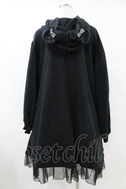 画像2: Angelic Pretty / Bearストライプリボンカットワンピース Free ブラック H-25-07-26-1033-AP-OP-NS-ZH