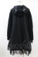 画像2: Angelic Pretty / Bearストライプリボンカットワンピース Free ブラック H-25-07-26-1033-AP-OP-NS-ZH (2)