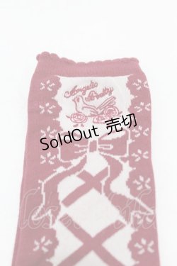画像2: Angelic Pretty / レースアップハイソックス  ワイン H-25-07-26-1005-AP-ZA-NS-ZH