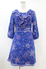 MILK / Snow Friendsドレス Free ブルー H-25-07-26-1036-ML-OP-NS-ZH