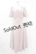 DEICY / レースアップフレアミディアムワンピース 1 ピンク H-25-07-26-1038-0-OP-NS-ZH