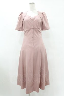 画像1: DEICY / レースアップフレアミディアムワンピース 1 ピンク H-25-07-26-1038-0-OP-NS-ZH