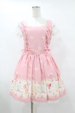画像1: LIZ LISA / トロピカルジュース柄ワンピース Free ピンク H-25-07-26-1039-LO-OP-NS-ZH