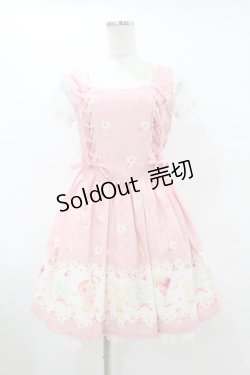 画像1: LIZ LISA / トロピカルジュース柄ワンピース Free ピンク H-25-07-26-1039-LO-OP-NS-ZH